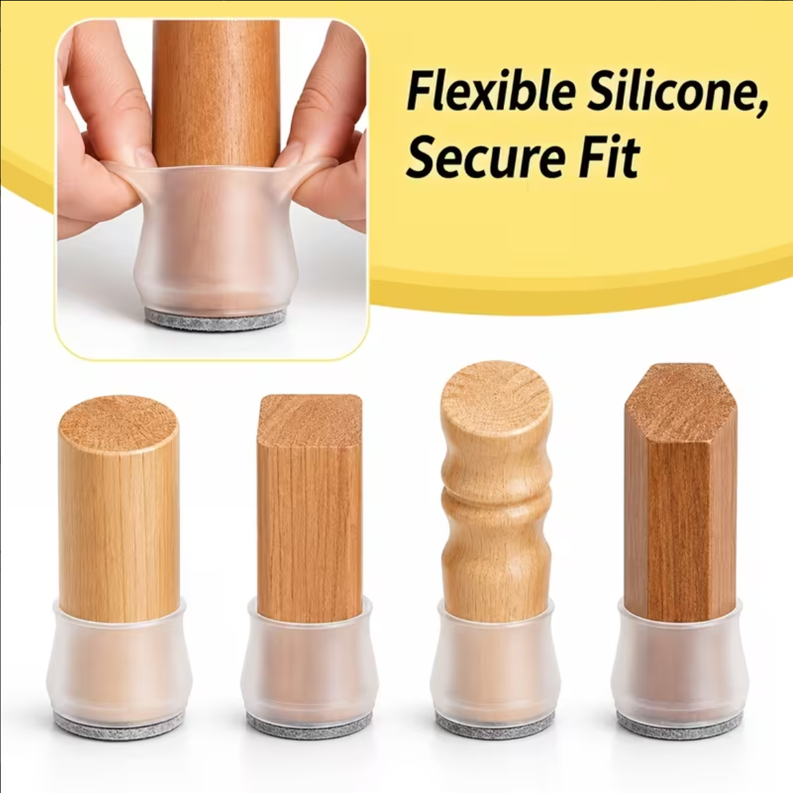 Chair Leg Floor Protectors for Hardwood Floors