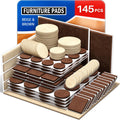 145 PCS Felt Furniture Pads for Hardwood Floors