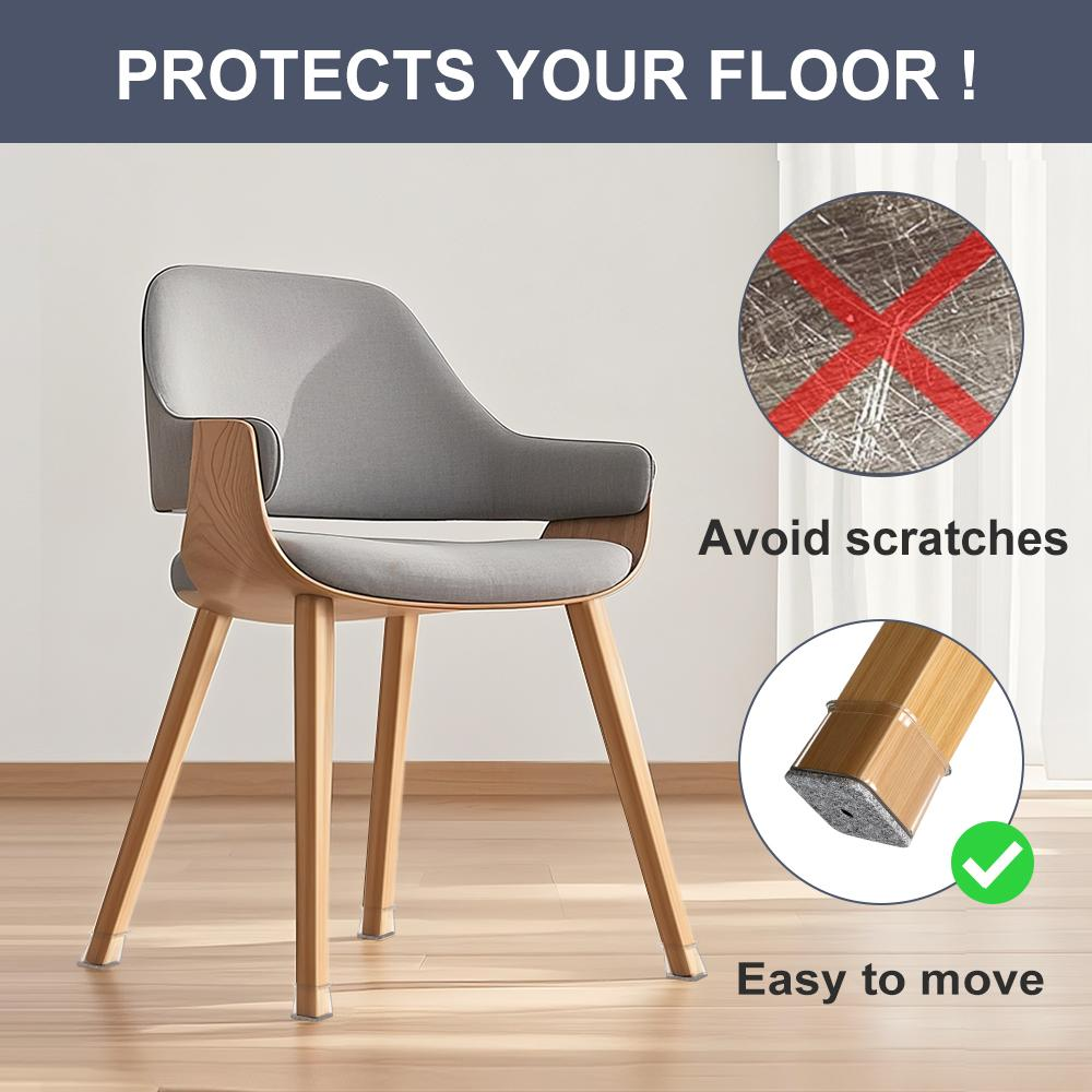Square Chair Leg Protectors