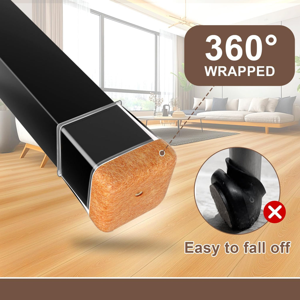 Square Chair Leg Floor Protectors
