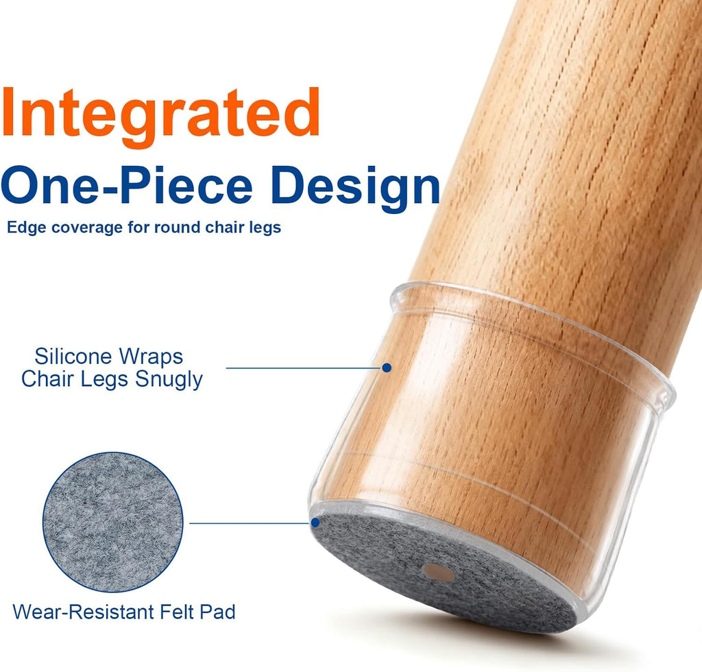 Chair Leg Floor Protectors for Hardwood Floors