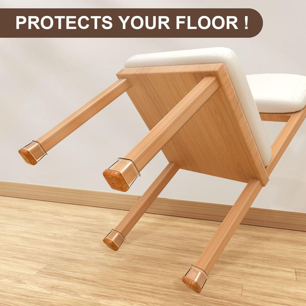 Square Chair Leg Floor Protectors