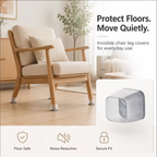 Chair Leg Floor Protectors for Hardwood Floors