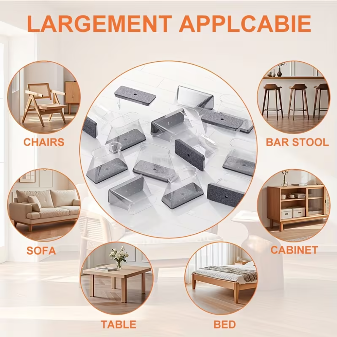 chair leg protectors rectangle