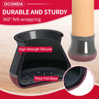 Chair Leg Floor Protectors Black