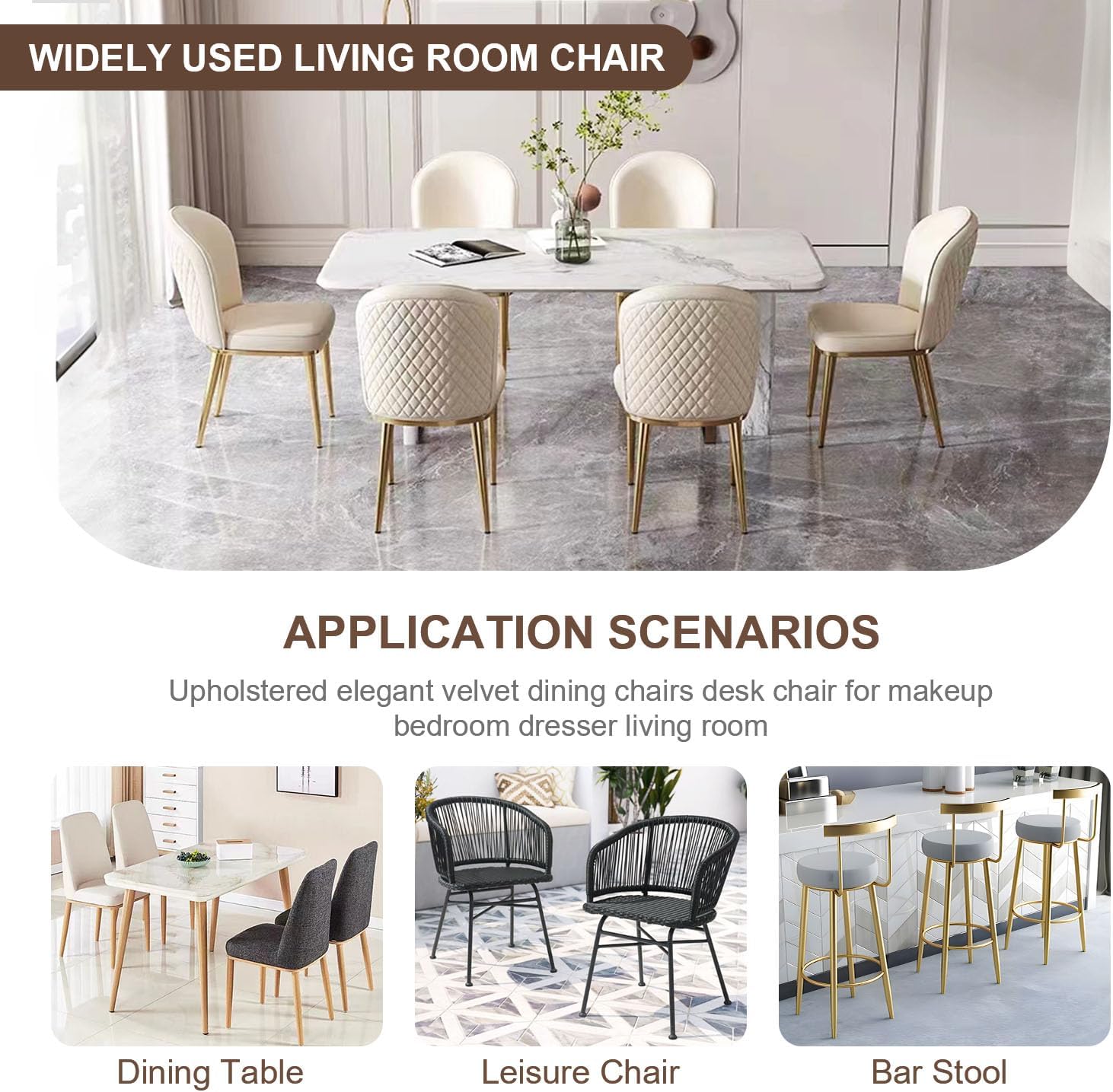 Square Chair Leg Floor Protectors