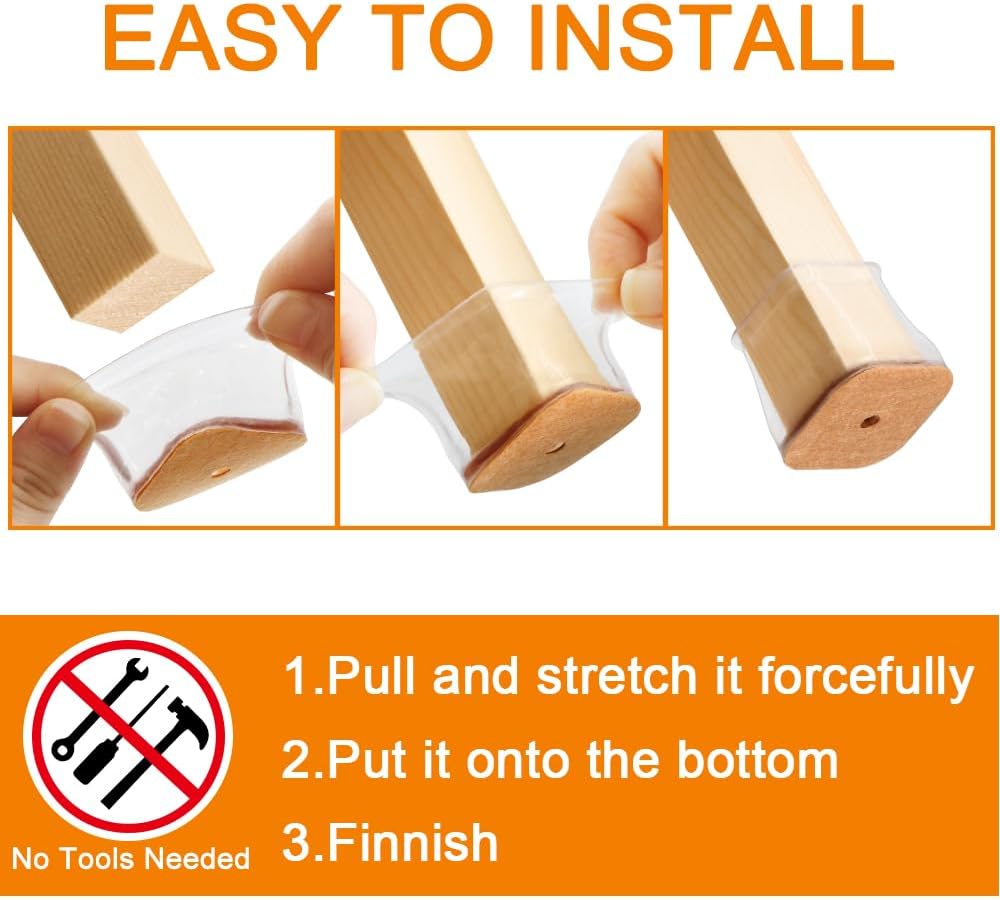 Chair Leg Floor Protectors for Hardwood Floors