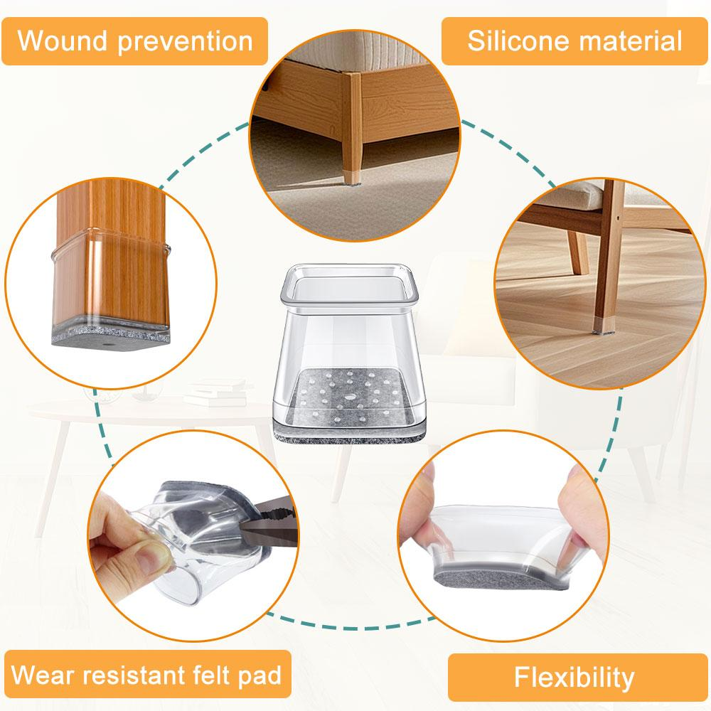 Square Chair Leg Protectors