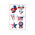 4th July Patriotic Tattoo Stickers