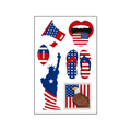 4th July Liberty Tattoo Stickers