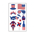 4th July Cupcake Tattoo Stickers