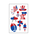 4th July Kite Tattoo Stickers