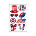 4th July Gift Box Tattoo Stickers