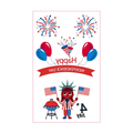 4th July BBQ Figure Tattoo Stickers