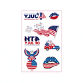 4th July Firework Truck Eagle Lips Tattoo Stickers