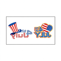 Uncle Sam Hat & Flag Heart Letter Tattoo Stickers for Independence Day