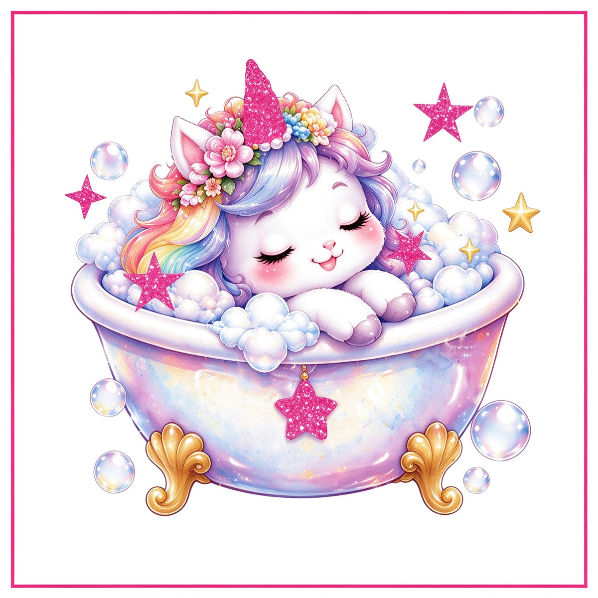 Bath Tub Unicorn