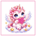 Heart Angel Unicorn