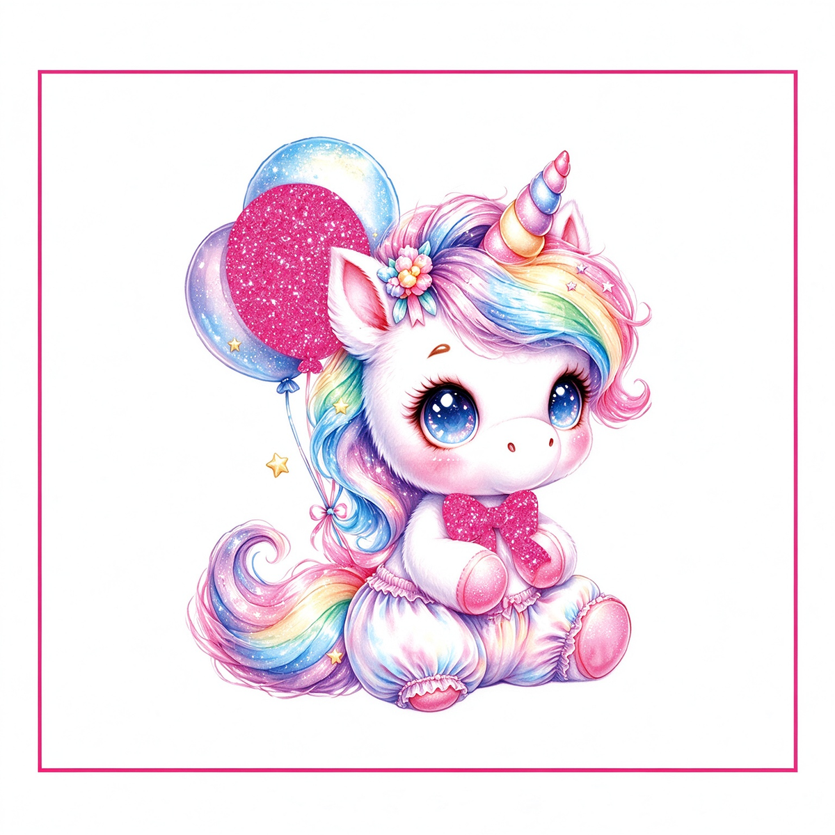 Balloon Bow Unicorn