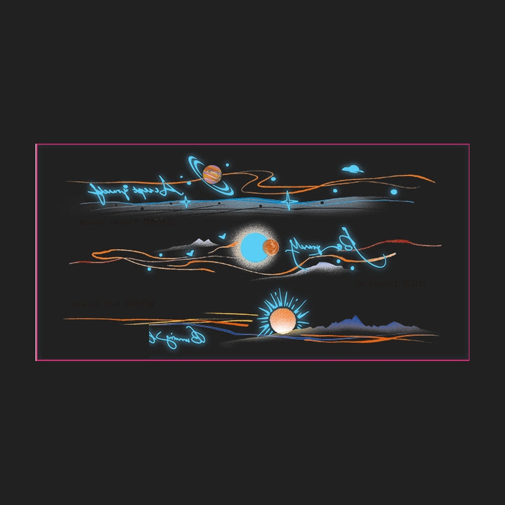 Galaxy Line Tattoo
