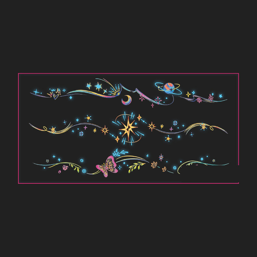 Starry Butterfly Tattoo