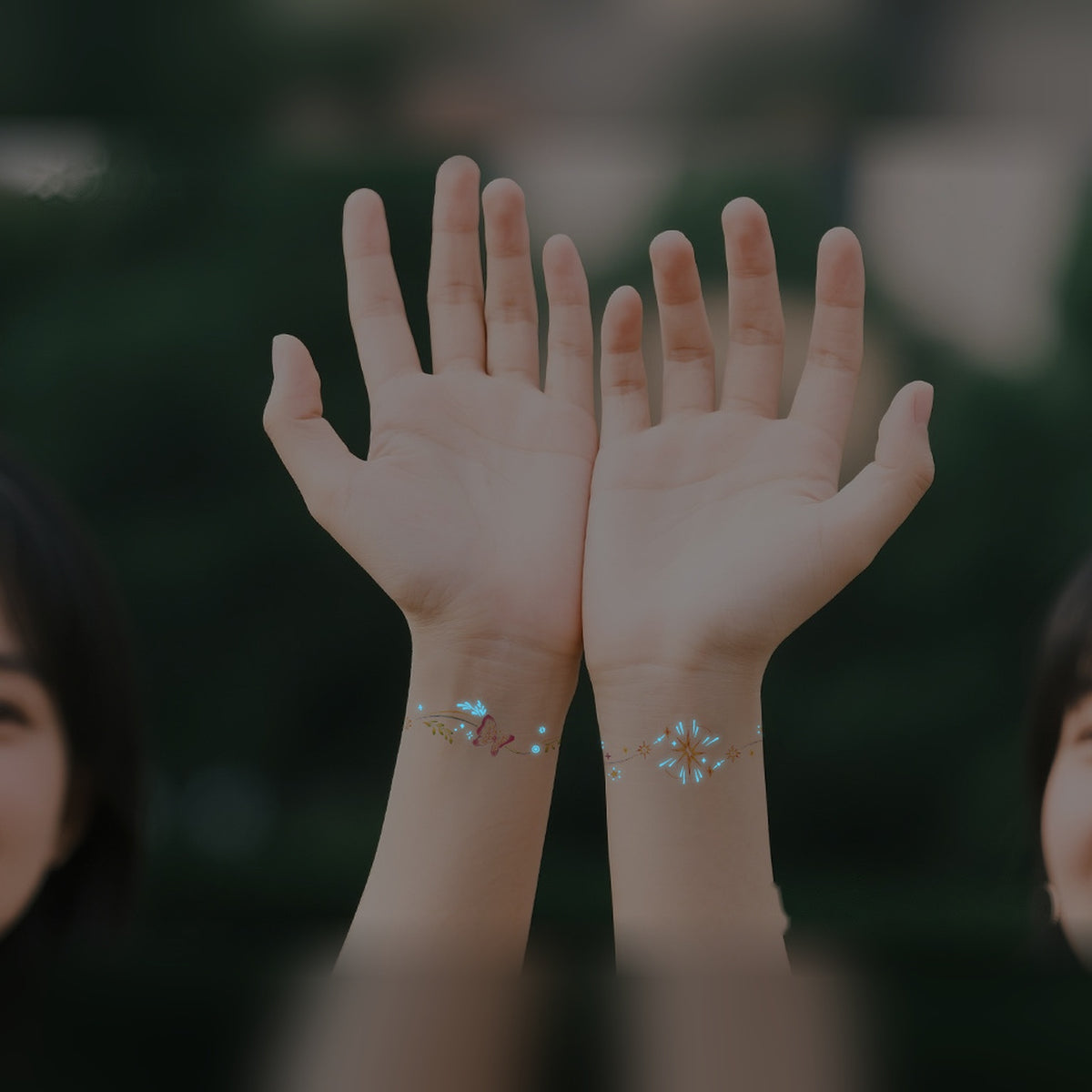 Starry Butterfly Tattoo