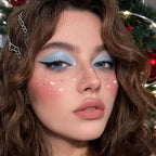Snow Star Face Tattoo