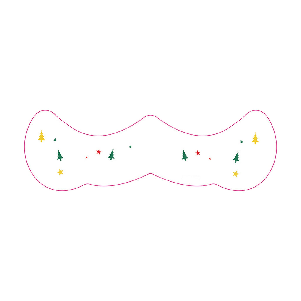 Xmas Tree Face Tattoo