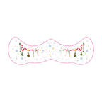 Bauble Ribbon Face Tattoo