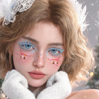 Bauble Ribbon Face Tattoo