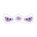 Cross Star Face Tattoo
