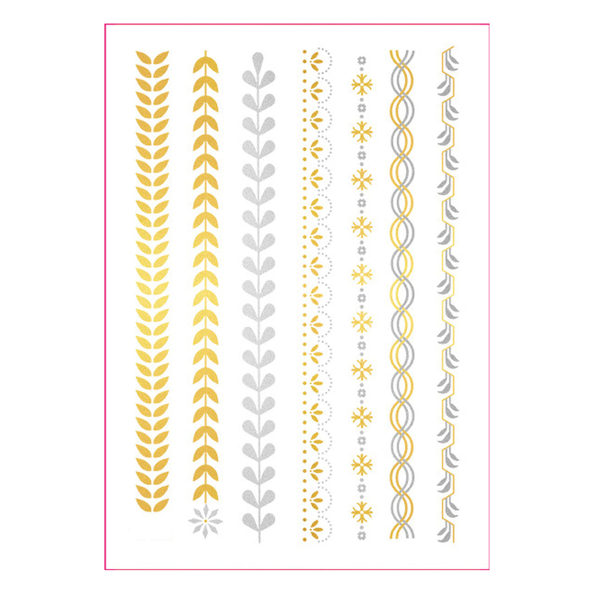 Leaf Band Metallic Tattoo