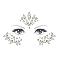 Clear Crystal Rhinestone Face Gem Sticker, Festival Face Jewels