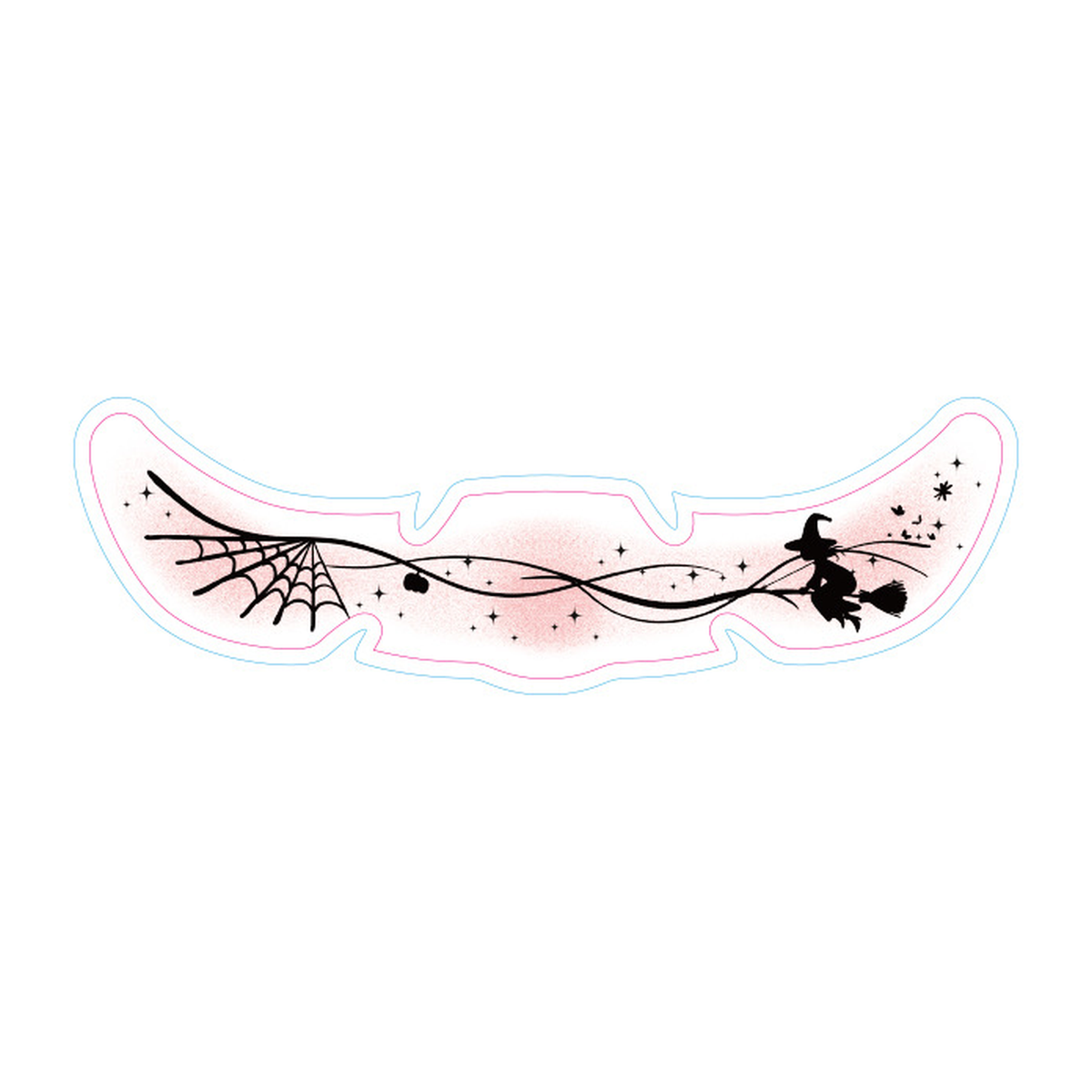 Witch Web Halloween Tattoo