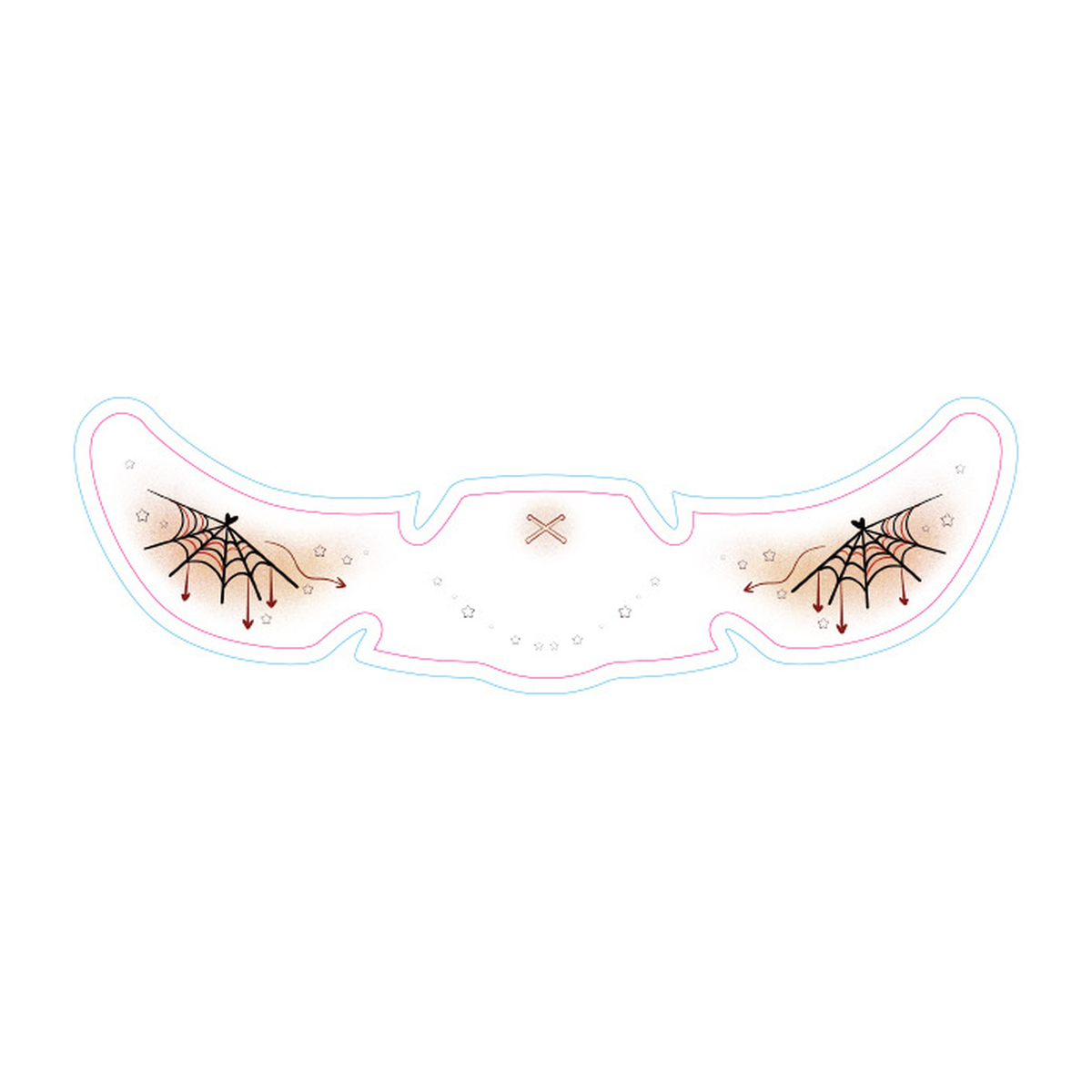 Web Arrow Halloween Tattoo