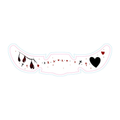 Heart Drip Halloween Tattoo