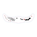 Web Bat Heart Halloween Tattoo