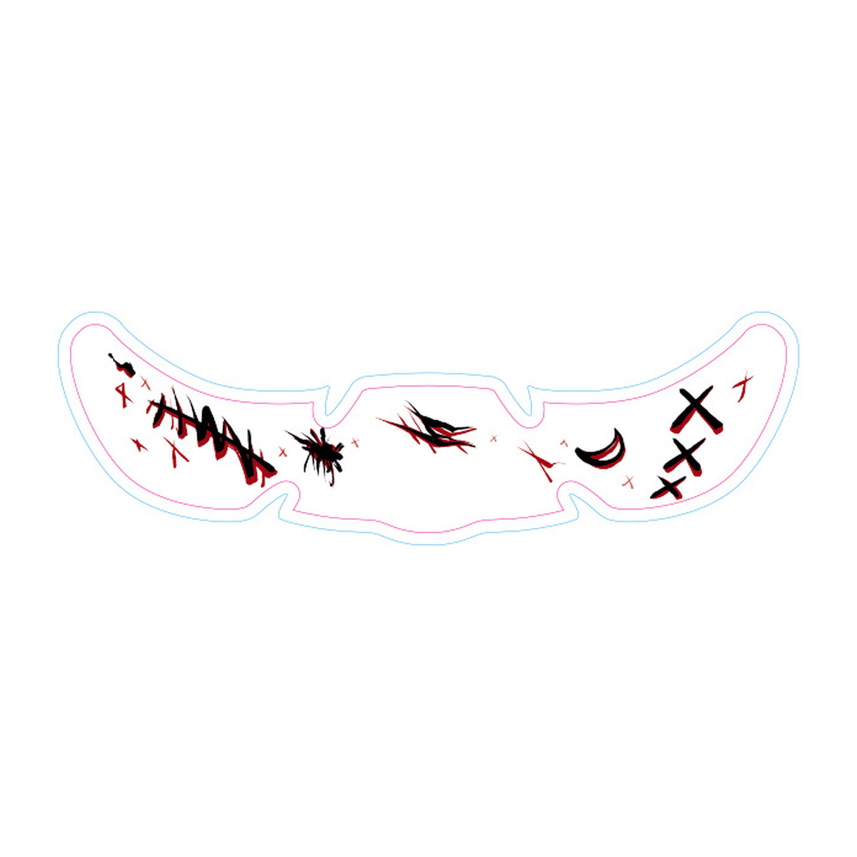 Spider Mark Halloween Tattoo