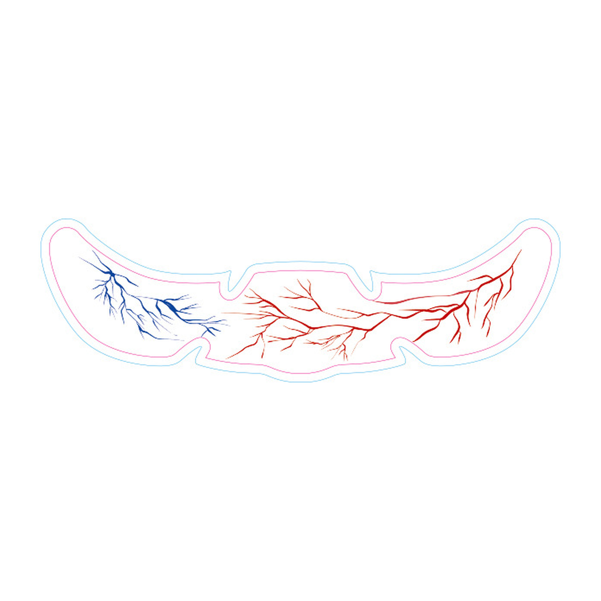 Vein Print Halloween Tattoo