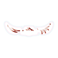 Brush Scar Halloween Tattoo