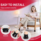 Clear Chair Leg Floor Protectors w/ Wrapped Felt Pads
