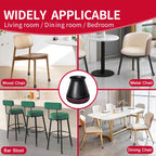 Clear Chair Leg Floor Protectors w/ Wrapped Felt Pads