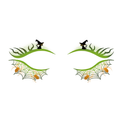 Witch Cat Halloween Eye Tattoo
