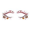 Pumpkin Skull Halloween Eye Tattoo