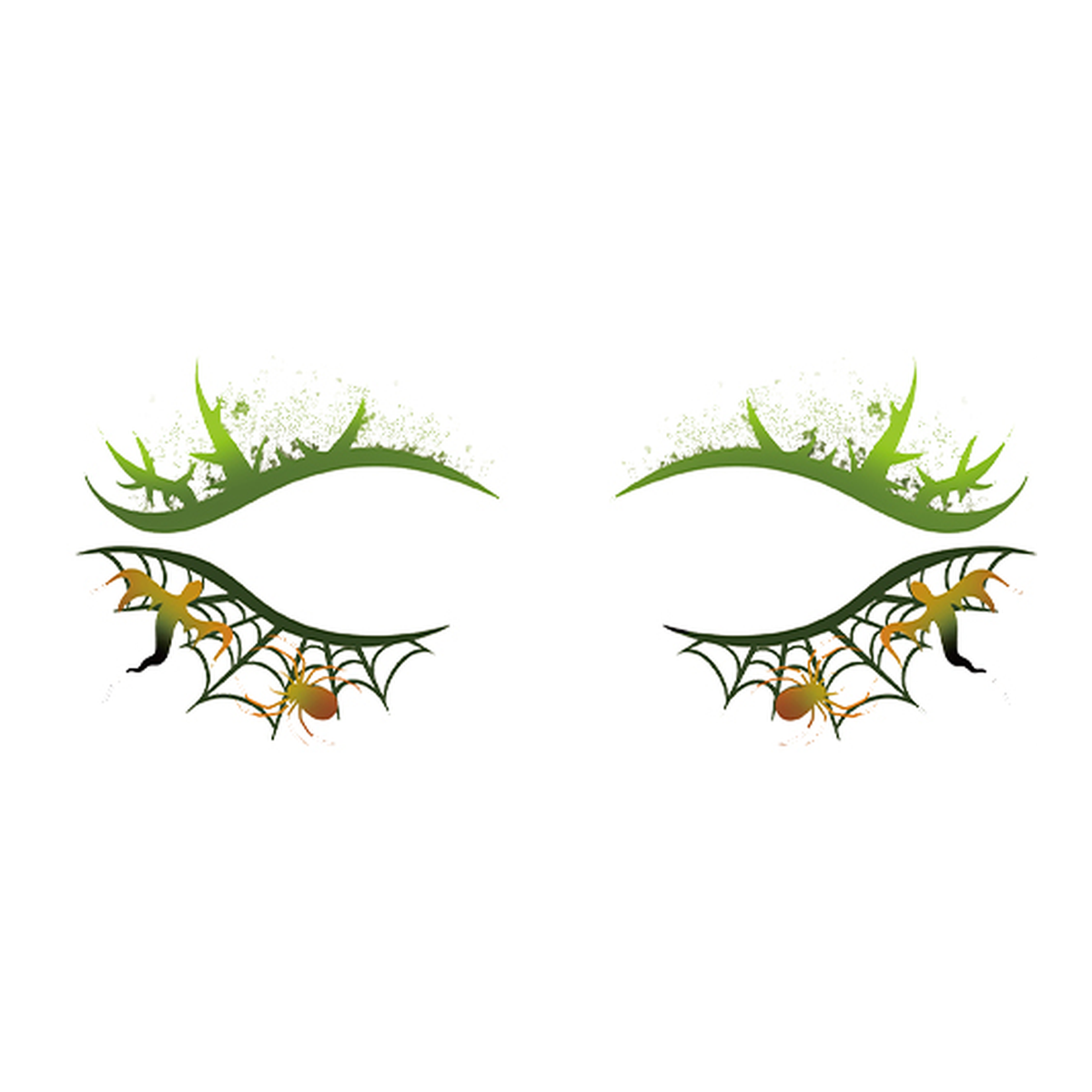 Spider Web Halloween Eye Tattoo
