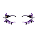 Ghost Castle Halloween Eye Tattoo
