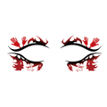 Ghost Hand Halloween Eye Tattoo