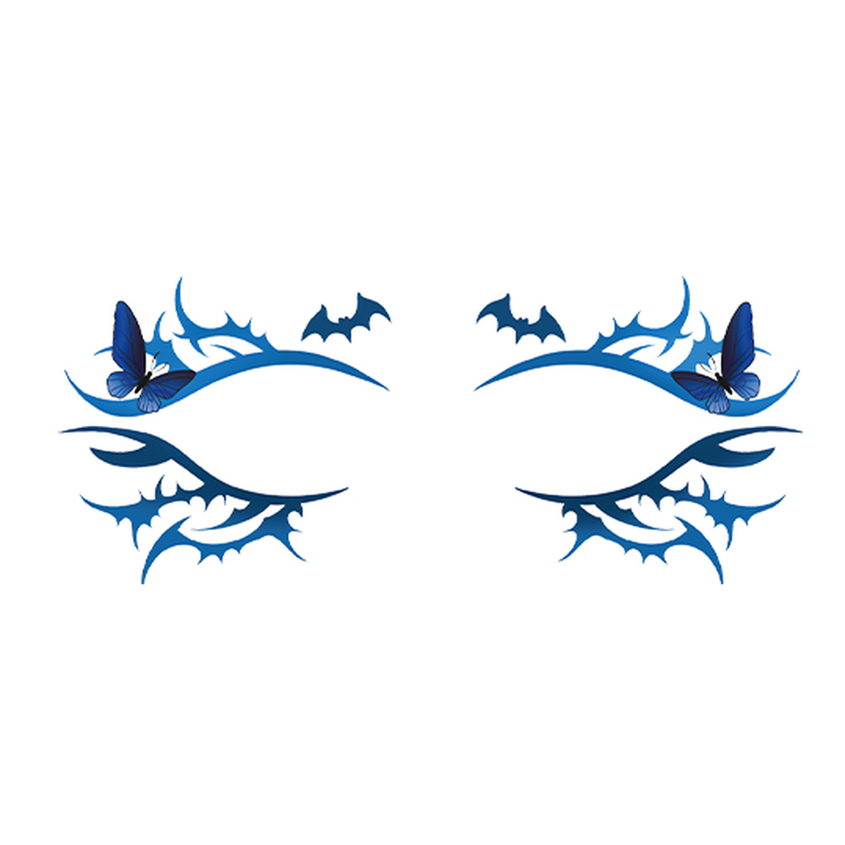 Bat Butterfly Halloween Eye Tattoo