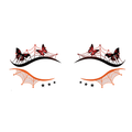 Star Web Butterfly Halloween Eye Tattoo