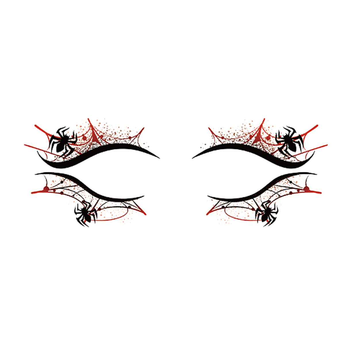 Speckle Spider Halloween Eye Tattoo